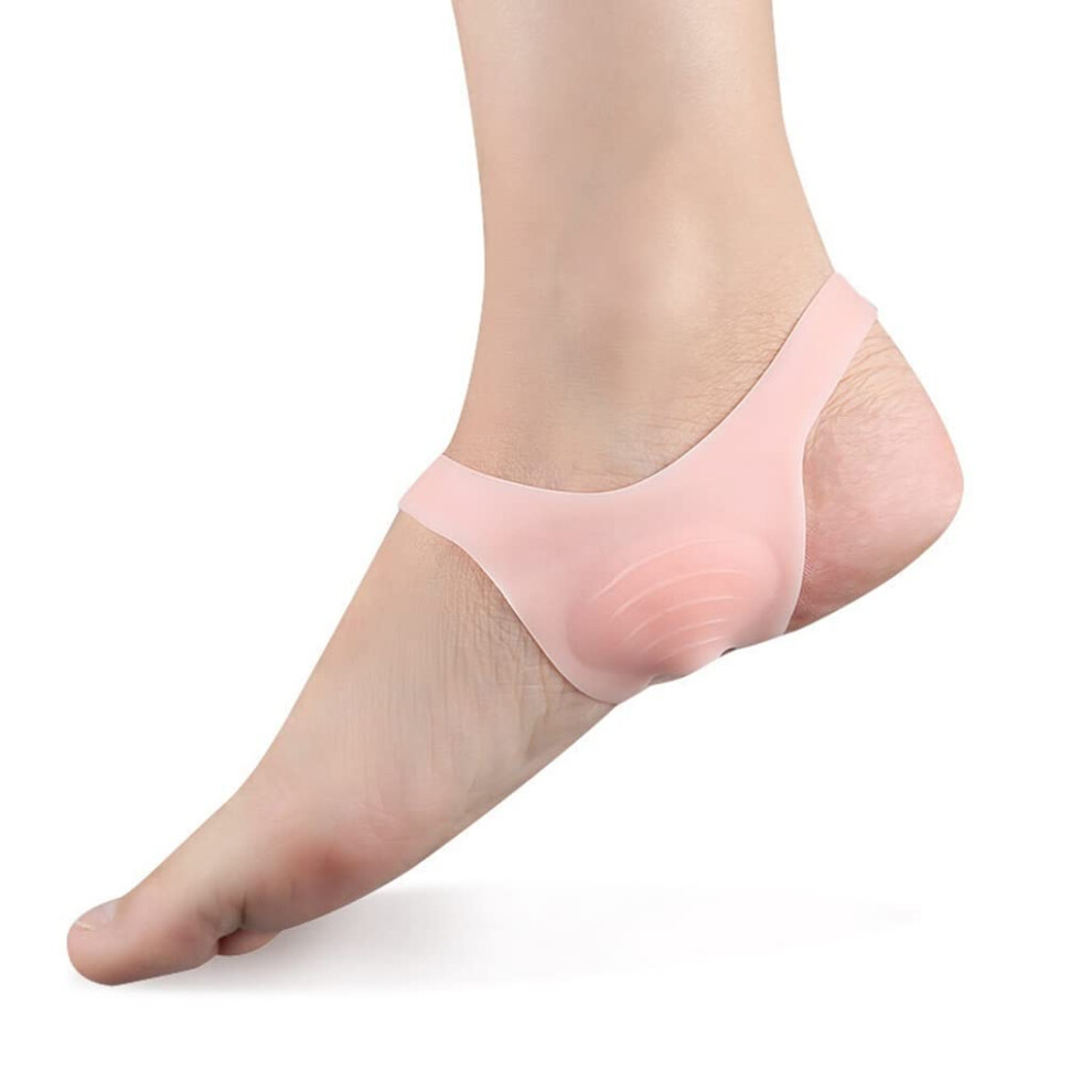 Foot Arch Pad Socks Silicone Flat Foot Correction Pad Arch Support Massage Shock Absorption Half Size Insole Foot Pad