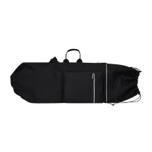 Skateboard Backpack Oxford Fabric Waterproof, Portable Carry Bag, Shoulder Bag For Travel, Outdoor, School Black