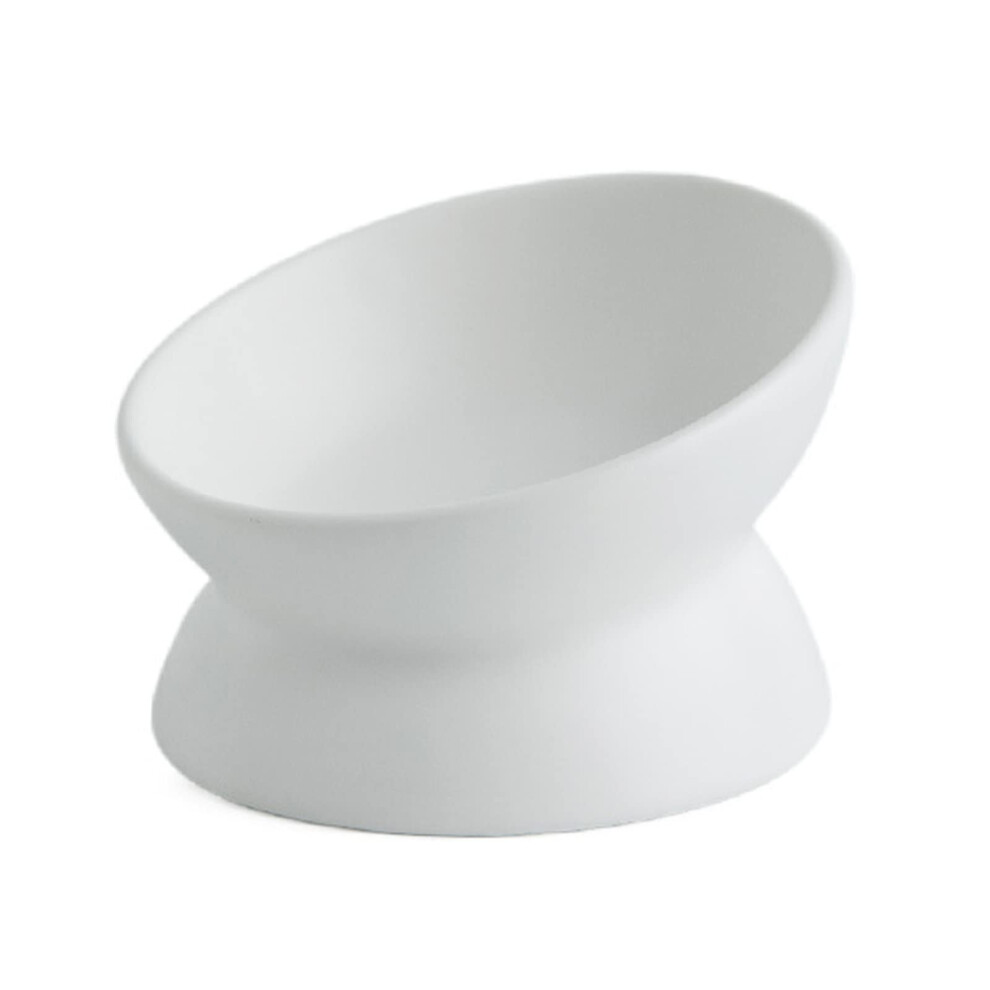 Tilted Raised For Food Bowl Neck Anti Vomiting, 15-Degree Elevation, Slanted Neck Design, Pet Bowl Compatibility