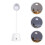 Leselampe USB LED ABS Kunststoff Weiß 1 3