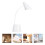 Leselampe USB LED ABS Kunststoff Weiß 1 6
