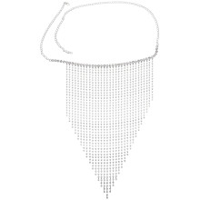 Rhinestone Quaste Gesichtskette Vintage Schmuck