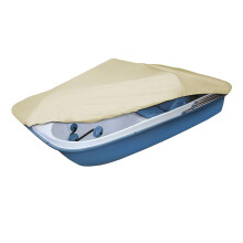 Waterproof 210D Paddle Boat Cover Beige 286x122cm Anti-UV Sun And Dust Protection Outdoor Storage Mooring Cover