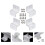 Raindrops Solarpanel Montagehalterung Z Form Silber 4 3
