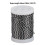 Durable Polyethylene Bowstring Serving Thread 120m White & Black 2