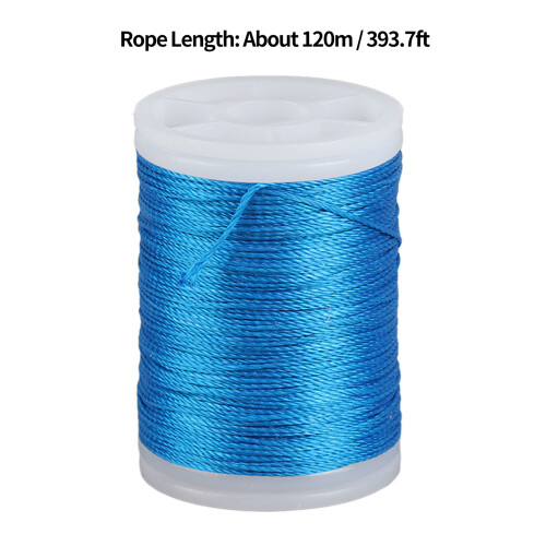 Durable Polyethylene Bowstring Serving Thread - Blue, 120m 1