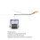 Durable Polyethylene Bowstring Serving Thread 120m White & Black 7