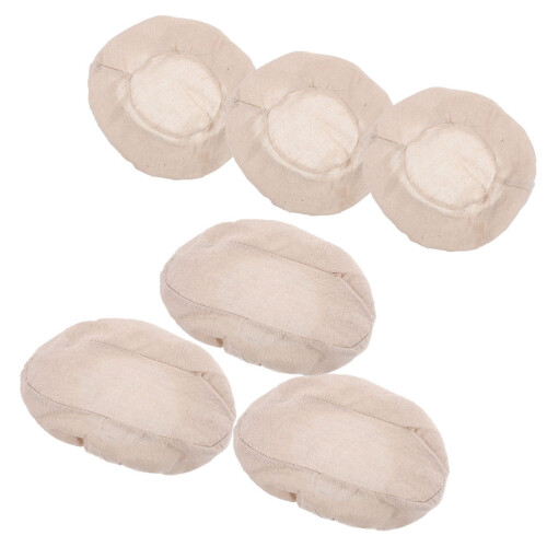 6 Stk. Fermentationskorb Tuchabdeckung Beige