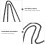 Chain Armband Schultertasche Legierung 9