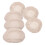 6 Stk. Fermentationskorb Tuchabdeckung Beige 3