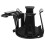 Air Vent Cup Holder Kompakt Schwarz ABS 1 Stk 4