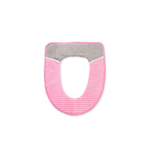 Toiletten Sitz Kissen Rosa Flanell 1Stück Für Badezimmer