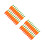 40Pcs Orange Artificial Carrots Foam Plastic Simulation Decoration 8