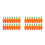 40Pcs Orange Artificial Carrots Foam Plastic Simulation Decoration 5