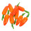 40Pcs Orange Artificial Carrots Foam Plastic Simulation Decoration 2