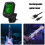 Digital Electric Tuner, Guitar Capo Metronome Rotatable Musical 4
