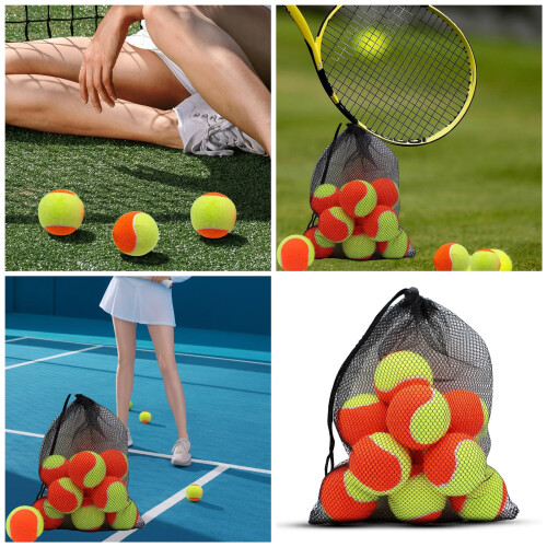 12pcs Beaches Tennis Paddleball Soft Training Practing Tennis 1