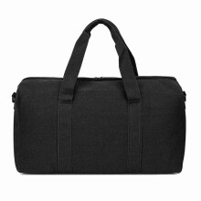 Canvas-Reise-Duffel Großes Fassungsvermögen 33  63  29 cm Schwarz