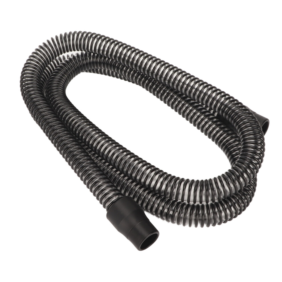 Black Flexible Breathing Machine Hose With Smooth Inner Face Shield Color