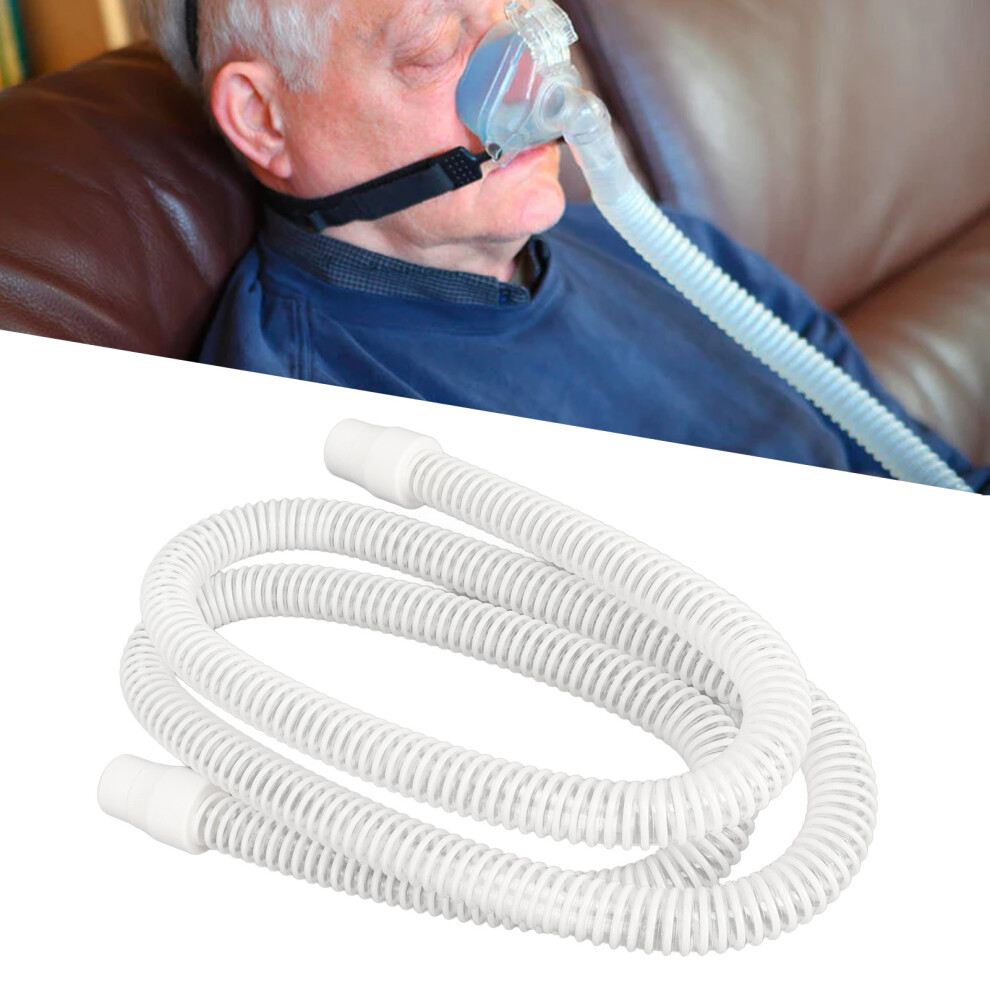 White High Flexibility Breathing Machine Hose With Smooth Inner Face Shield