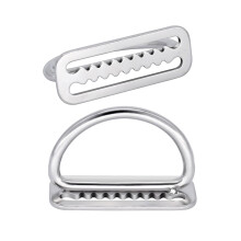 2Pcs Scubas Diving Dives Weight Belt Keeper Stainless Steel