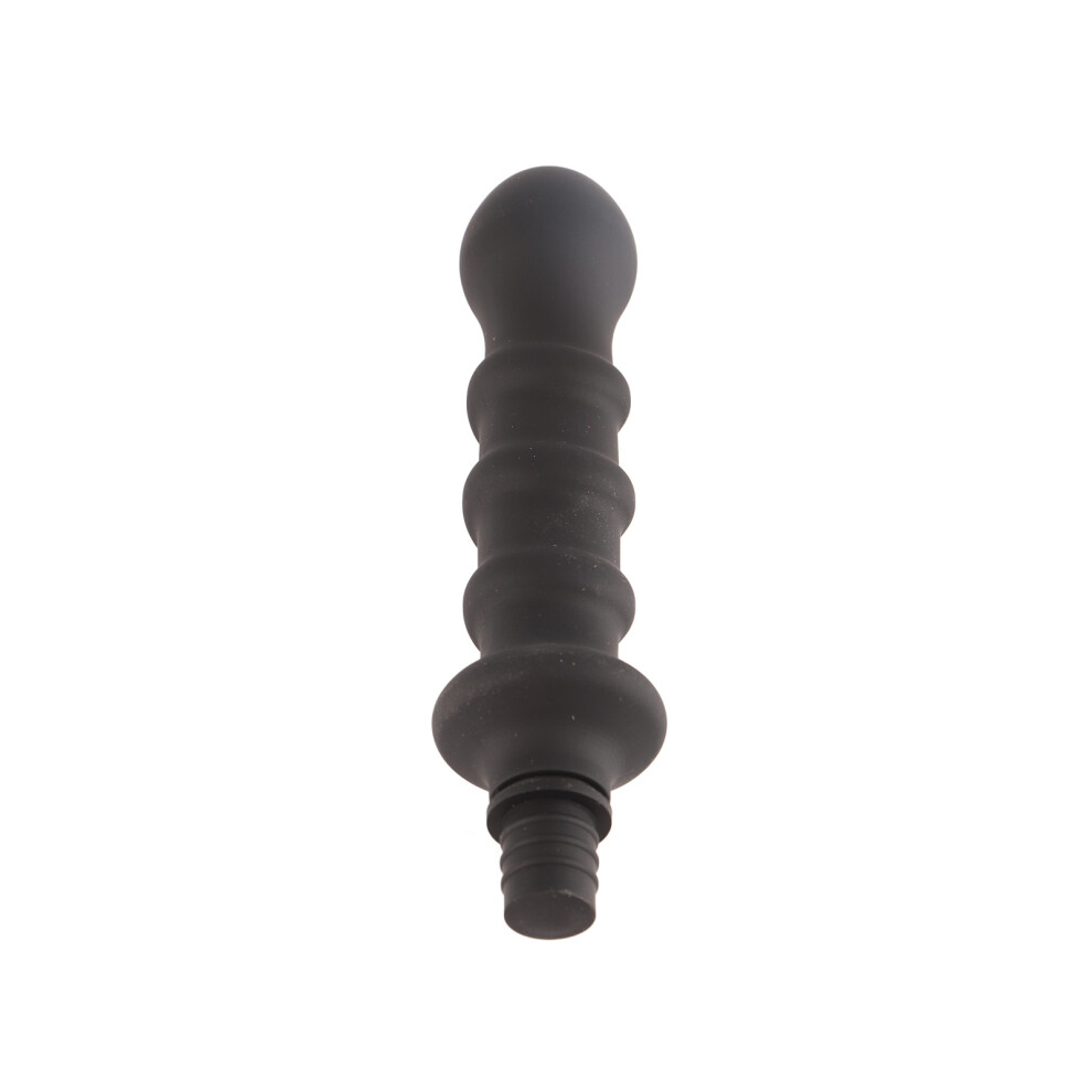Hygienic Silicone Massager Head Attachment 0.59-0.63in Black