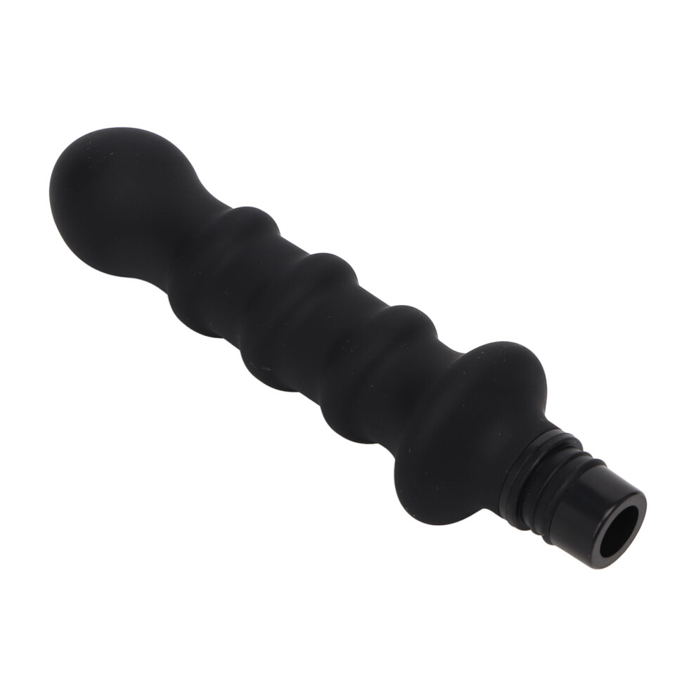Black Washable Silicone Massager Attachment Head - 0.71-0.75In