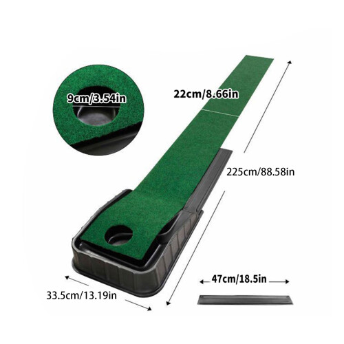 Golfing Putting Trainer Golfing Putter Practice Mat with Auto 1