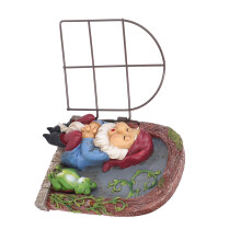 Door Tree Hugger handbemalter Gnom 12,5  5,17 cm