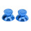 (Red) 2PCS Metal Analog Thumbstick Grips for Game Console Blue 1