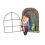 Door Tree Hugger handbemalter Gnom 12,5  5,17 cm 14