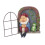 Door Tree Hugger handbemalter Gnom 12,5  5,17 cm 2