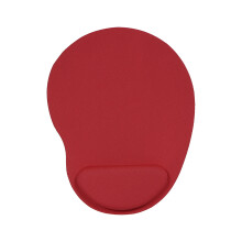 Mouse Pad with Wrist Rest Support for PC Laptop Red