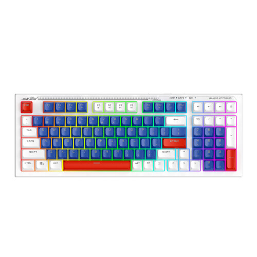 98-Key Mechanical Gaming Keyboard Mouse Combo with Backlight