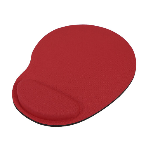 Mouse Pad with Wrist Rest Support for PC Laptop Red 1