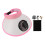 (White) Sun Hat with Fan Rechargeable 3-Speed Large Sunproof Pink 1