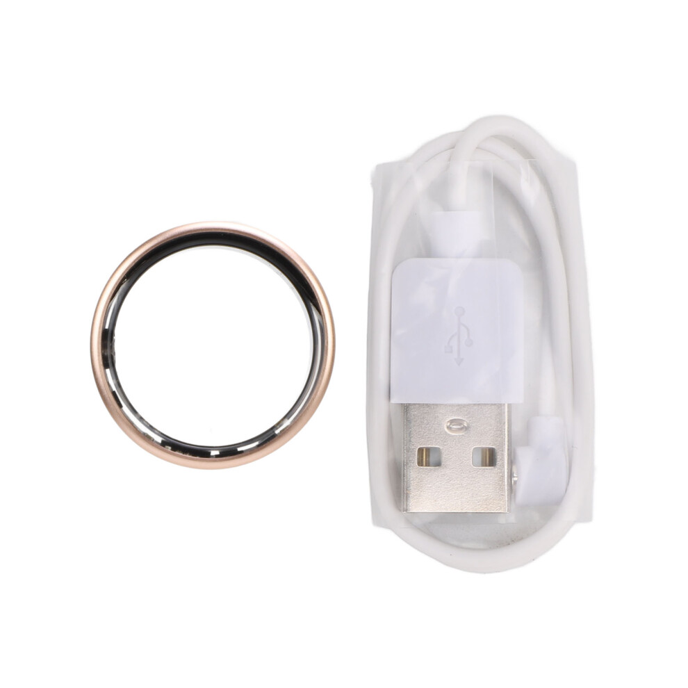 (Black 10# 19.9mm ID 62.1 mm Circumference) Smart Ring 50M Water Resistant Aluminium Alloy Gold 10# 19.9mm ID-image-OPC-PM29HK5-NEW