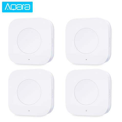 Aqara 4Pcs Wireless Mini Switch Zigbee Remote for Gateway AC 2