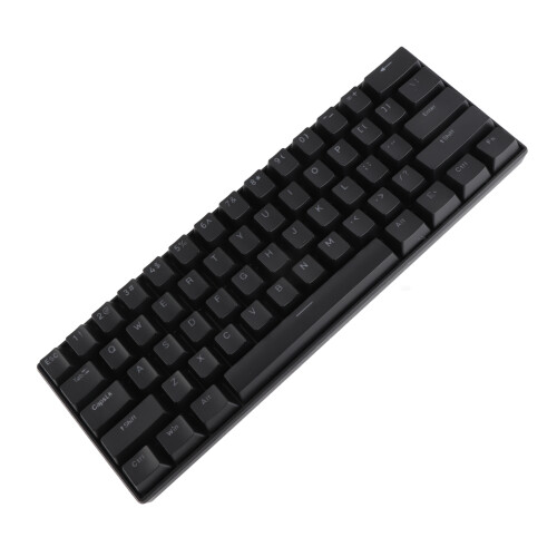 61 Key RGB Wired Mechanical Keyboard Portable Two Color Layout 2