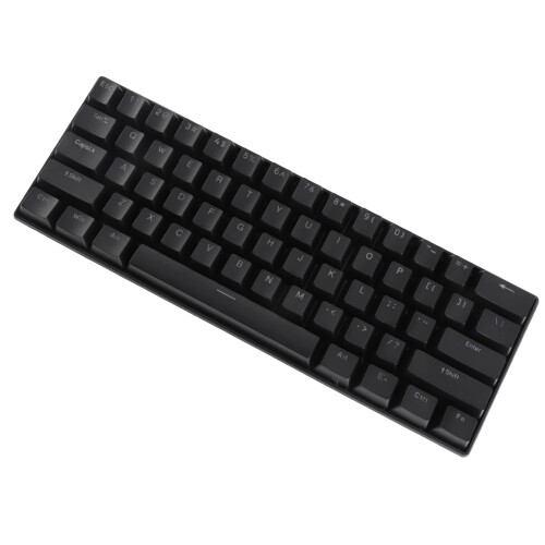 61 Key RGB Wired Mechanical Keyboard Portable Two Color Layout 1