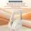 Thinkplus BT Over Ear Noise Cancelling Wireless Headphones Stereo 5