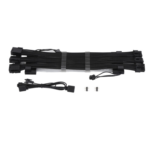 ARGB Extension Cable 18AWG 3X8P Synchronized Sleeved