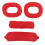 (Blue) Silicone Earpad Set for iOS Headphones Red 1