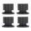 4 Sets Speaker Isolation Feet Shockproof Antislip Pad Turntable Amp 2