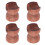 4PCS HiFi Speaker Cable Bracket Wooden Shockproof Insulation 4