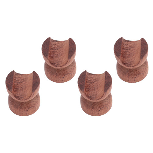 4PCS HiFi Speaker Cable Bracket Wooden Shockproof Insulation 2