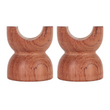 2pcs HiFi Speaker Wire Bracket Wooden Shockproof Insulation