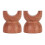 2pcs HiFi Speaker Wire Bracket Wooden Shockproof Insulation 1