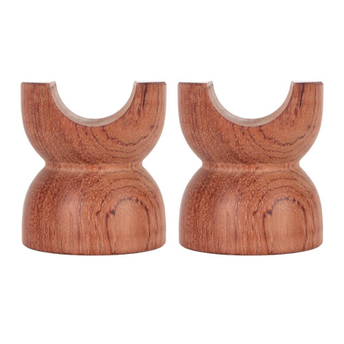2pcs HiFi Speaker Wire Bracket Wooden Shockproof Insulation