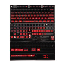 PBT Keyboard Keycaps 140 Keys Gradient Dye Sublimation Gaming DIY